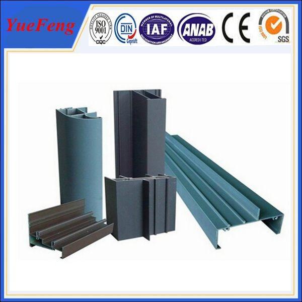 Cheap wood grain aluminum extrusion profil manufacture, painted aluminium profile frame factory for sale