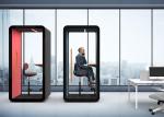 S Size Private Office Phone Call Booth Customized Color Size For One Person