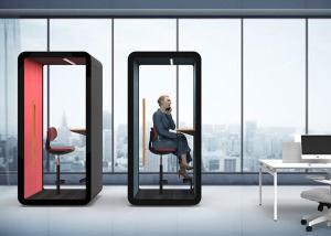 Quality S Size Private Office Phone Call Booth Customized Color Size For One Person wholesale
