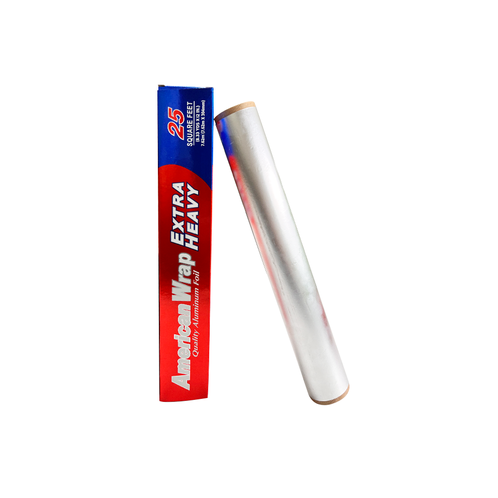 Household Kitchen Aluminum Foil Paper Rolls Disposable 300mm 450mm Thickness customized