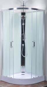 Quality Comfort Bathroom Curved Shower Stall Kits Customized Free Standing Type wholesale