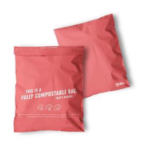 Colored Compostable Mailing Bags 60 Microns Thickness Customized Size