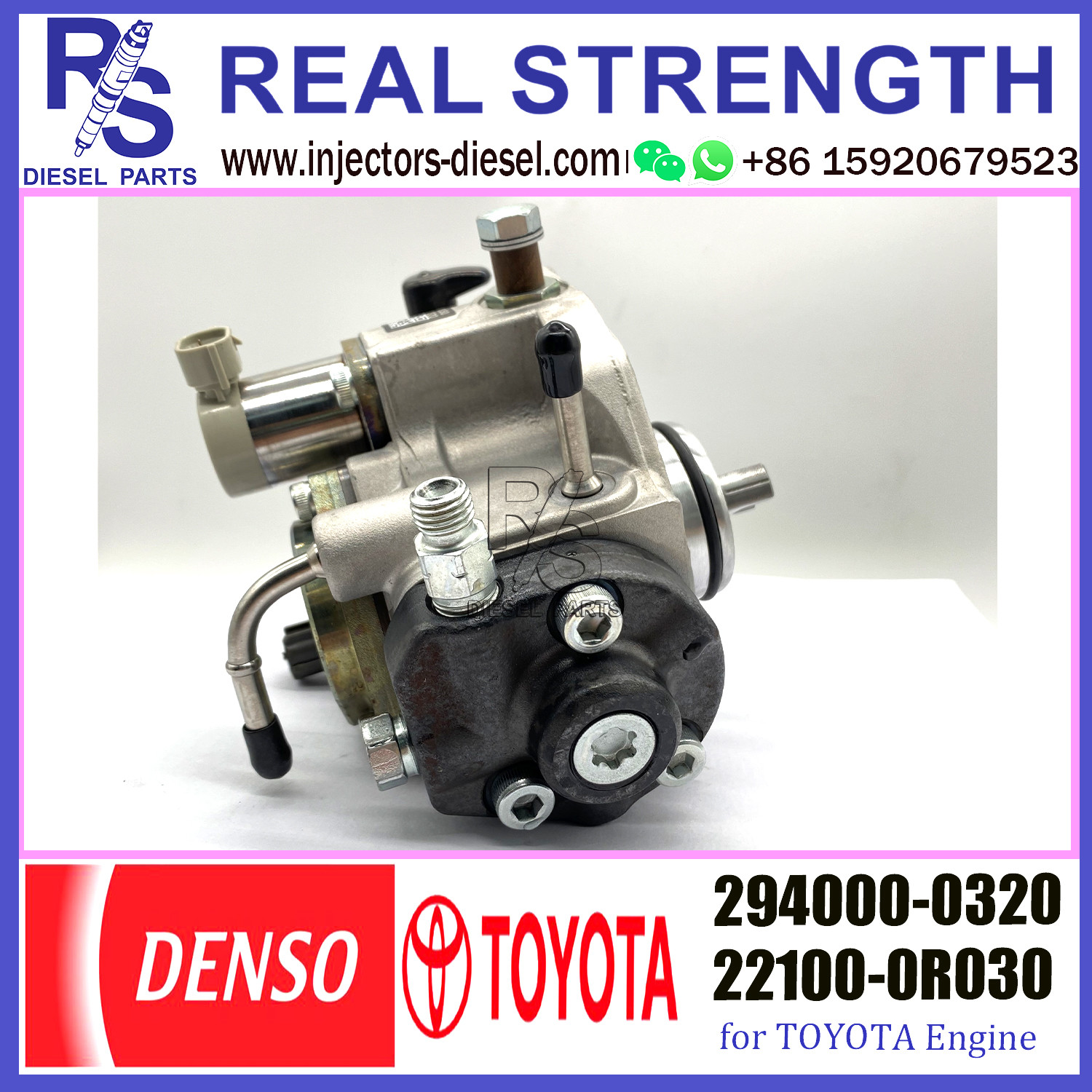 DENSO PUMP 294000-0320 Diesel Fuel HP3 pump 294000-0320 22100-0R030 23670-0R030 for TOYOTA Lexus