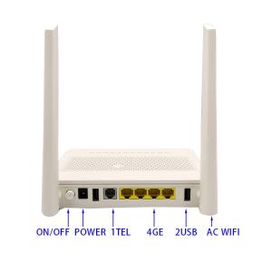 Quality Huawei HG8546M GPON ONU ONT 4LAN 1voice WIFI 2 Antenna English Version wholesale