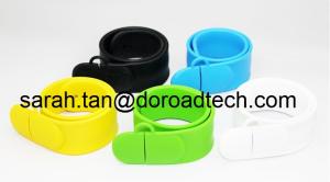 Quality 100% Real Capacity Silicone Bracelet USB Flash Drives wholesale