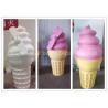 Buy cheap Pink Color Artificial Fiberglass Decoration Ice Cream Cone For Shipping Centre from wholesalers