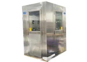 Quality FCC 50Hz Stainless Steel Air Shower Electronically Interlocked Door 4.7KW wholesale