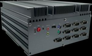 China IPC 4 Fanless Box PC MIS-6606 Aluminium Fanless Embedded Box PCIE Extension on sale