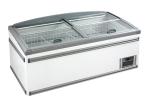 Sliding Door R134a Island Freezer Refrigerator Counter Display Case