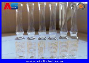 Quality Custom Printing Injection Mini Clear Glass Ampoules 1ml 2ml 3ml 5ml 10ml 20ml wholesale