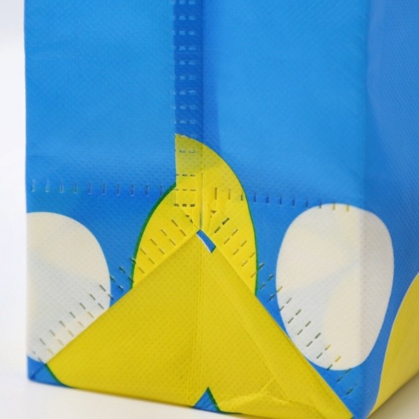Blue Ultrasonic heat seal full-auto machine made non woven bags