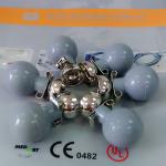 Gray CE Ecg Ekg Electrodes ISO 13485 Suction Cup Electrodes
