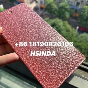 Quality Red Copper Hammer Wrinkle Texture Crack Electrostatic Spraying Powder Coating Paint wholesale
