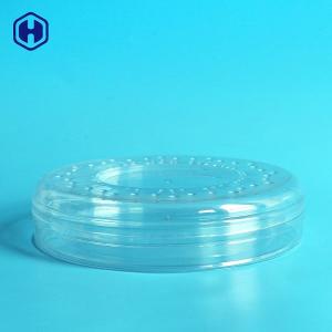 Embossed Round PET Packaging Box 9oz Sturdy Hot Filling