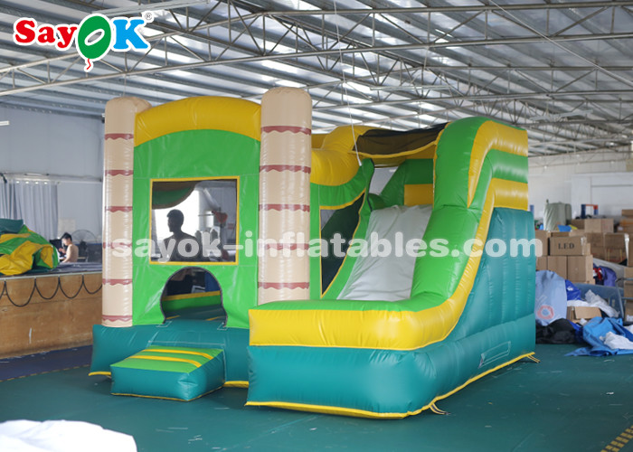 Kids Inflatable Slide 4*3.5*3.5m PVC Tarpauline Inflatable Bouncer Slide With Blower For Entertainment