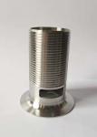 63mm Diameter CNC Machining Parts M16 Threaded Tube No Burs