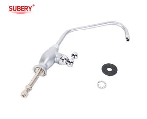 Quality Single Lever Tall Basin Mixer Faucet Bathroom Chrome Brass Long Handle Hot And Cold Water Faucet wholesale