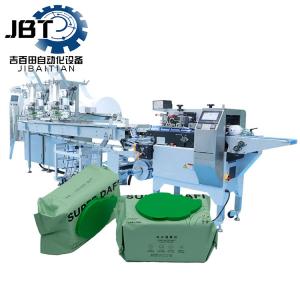 Quality PLC Controlled Fully Automatic Flushable Toilet Wipe Production Line wholesale