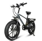 18Ah Lithium Battery Electric Hybrid Bike 750W 20 Inch Fat Tire Mountain Ebike