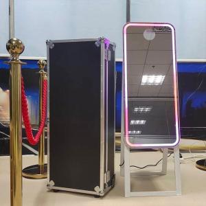 Mini Computer Portable Selfie Mirror Photo Booth Transport Glass Remote Control