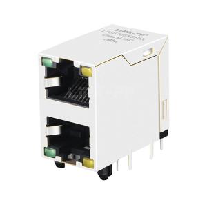 Quality LPJE106XBHNL Without Integrated Magnetics RJ45 Female Connector 2X1 Port Green/Yellow LED wholesale