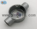 Electrical BS4568 Conduit Circular Through / Two Way Junction Box
