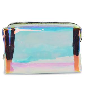 Quality Holographic TPU Cosmetic Travel Bag Organizer Shiny Makeup Bag wholesale