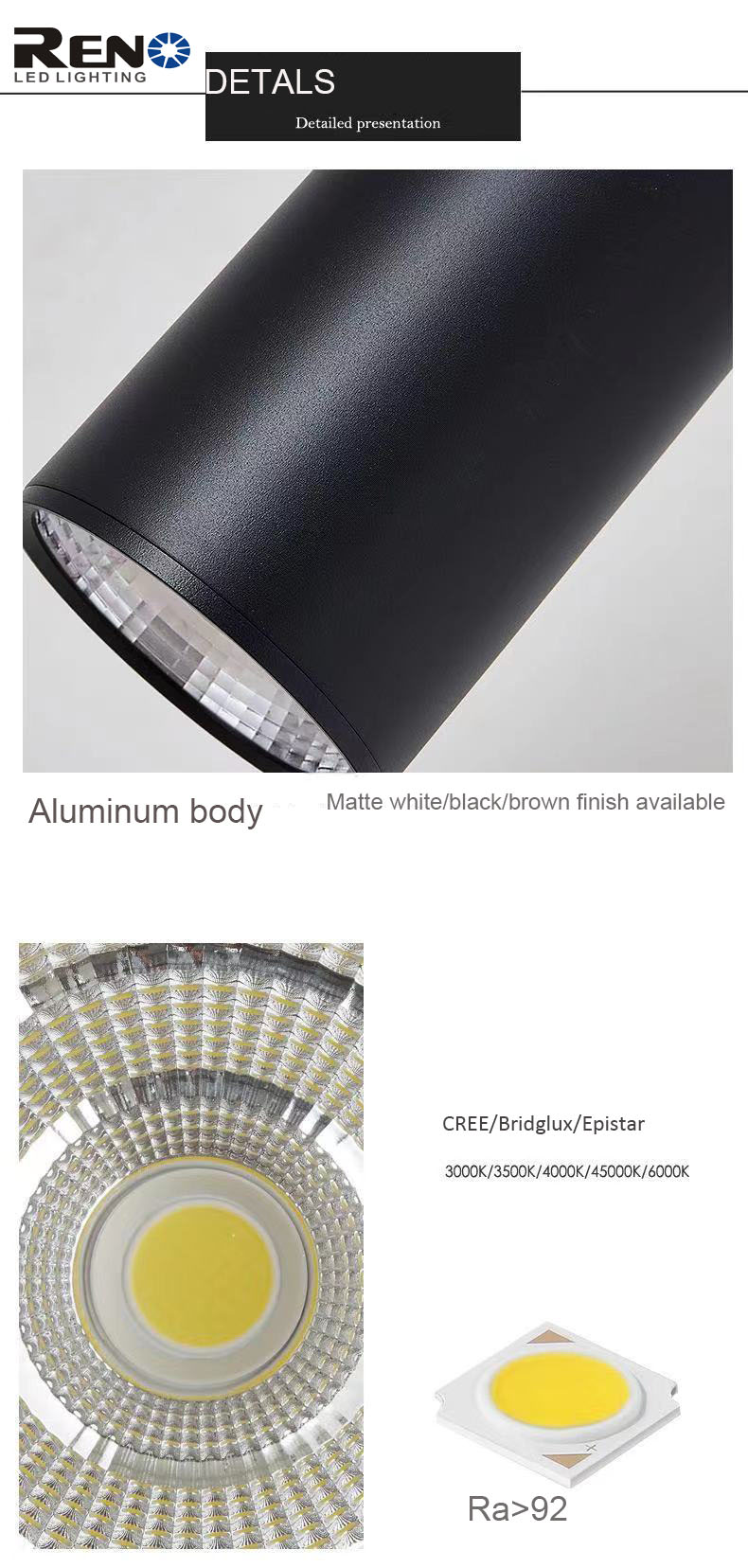 Epistar Chip LED Hanging Pendant Lights Tube Pendant 30mmX400mm Size