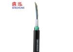 Aerial Rodent Resistant Fiber Optic Cable , Ribbon Fiber Optic Cable For Access