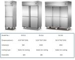 Multiscene Restaurant Style Refrigerator Freezer Soundless Removable