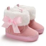 2019 winter warm plush 0-2 years girl princess baby booties newborn