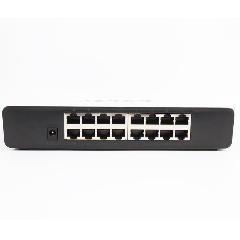 Customized 16 Port Desktop Ethernet Switch with QoS Function 10/100Mbps Full-Duplex Auto-Negotiation Network Switch