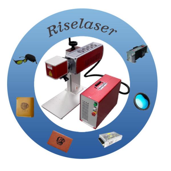 Customized Fiber Laser Marking Machine 20w 30w 50w 70w with Minimum Character 0