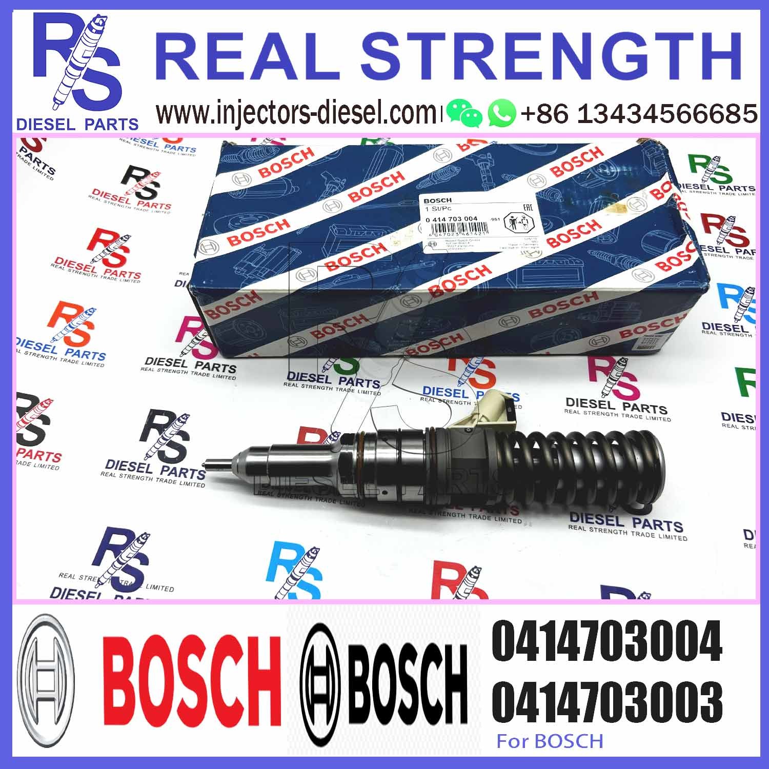 For Iveco Bosch Diesel Fuel Inejctors 0414703004 0986441025 504132378