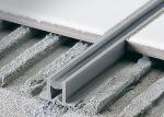 20mm Aluminium Movement Joint Of Ground Tile Expansion Control Joint