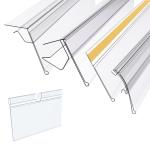 Supermarket Retail Plastic PVC Acrylic Price Tag Holder For Shelves