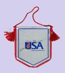 Customized Wall Banner Flag / Screen Printing Hanging Fabric Wall Banner