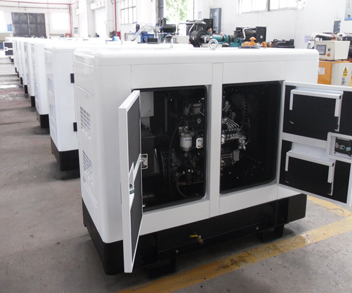 404D-22G Engine 16kw Perkins Diesel Generator 4 cylinders Automatic Transfer Switch