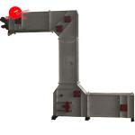 Heat Resistant 304 Stainless Steel Bucket Elevator In Cement Plant