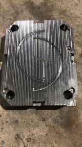 Quality ISO9001 Standard Injection Molding Molds Two Cavity Bucket Handle Mould wholesale