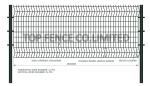 3D wire mesh fence panels