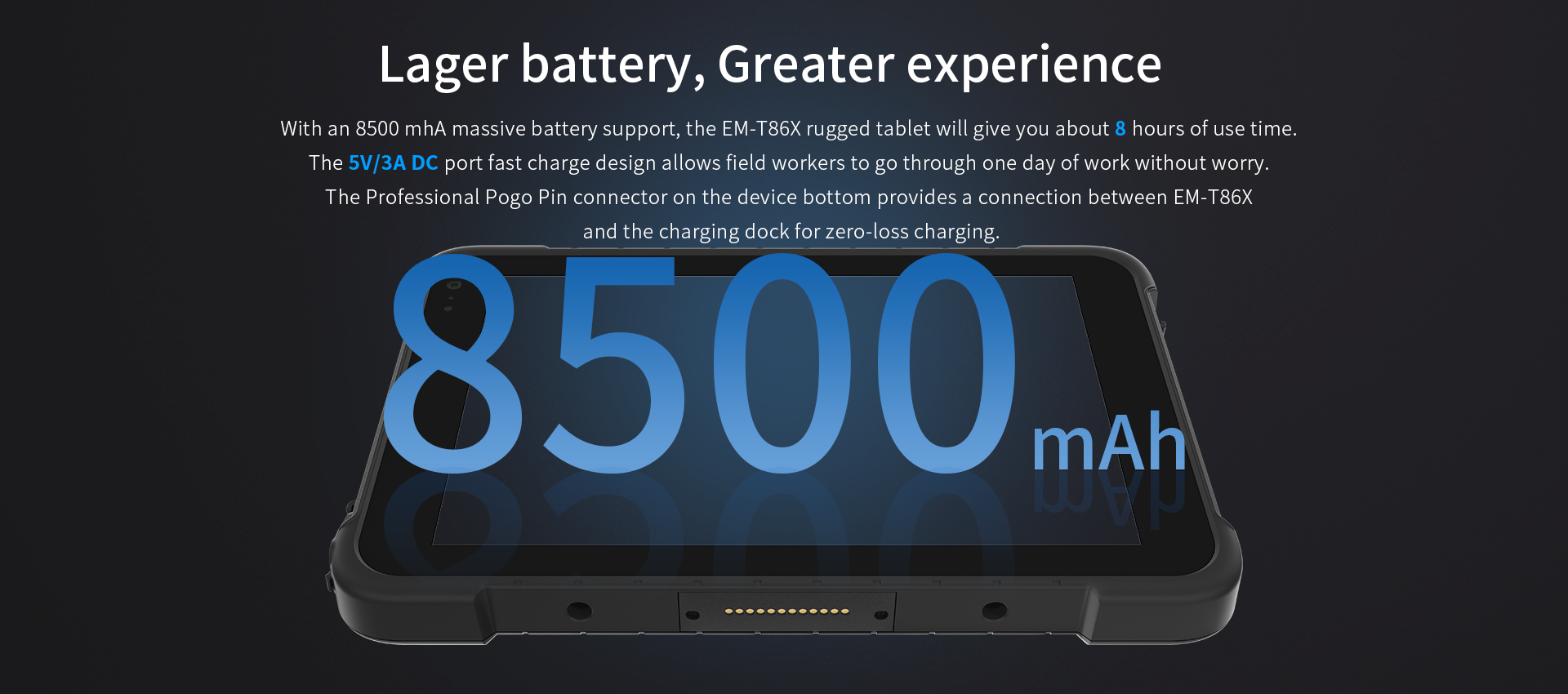 8500mAh Battery Rugged Tablet PC The Ultimate Solution for Professional Scenarios