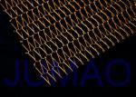 Brass Flexible Architectural Metal Fabric Solar Protection For Roller Blinds
