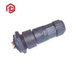 Black Solder K19 4 Pole Waterproof Panel Mount Connector