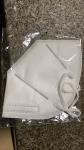 Adjustable N95 Face Mask Stock Anti Odor Reusable Antiviral White Color