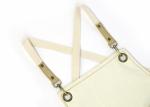 PU Material Kitchen Cooking Apron Anti Oil Pocket Outside Light Color