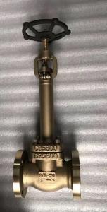 Hand Wheel Operation Copper Gate Valve , Wedge Type Gate Valve Low Flow Resistance