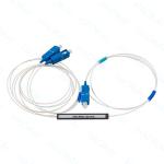 1x2 SC APC Fiber Optic PLC Splitter FTTH Mini Steel Tube Without Connector