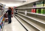 Heavy Duty Wood Gondola Shelving Supermarket Metallic Display Racks