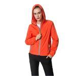 Windproof Sunproof Lightweight Windbreaker Jacket Invisible Zipper With Hood